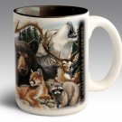 Wildlife Christmas gift 16oz Stoneware Coffee Mug with decorative Box