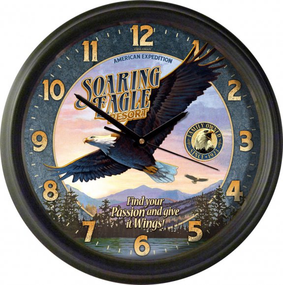 Soaring Eagle Resort 16" Wall Clock