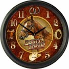 Dusty Trails Tack & Saddle Company 16" Wall Clock