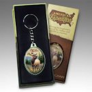 American Elk Wildlife Keychain