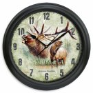 Portrait Series 11.5” American Elk Wall Clock