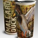Mallard Duck 12oz. Double-Walled Graphic Art Ceramic Travel Mug