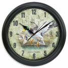 Portrait Series 11.5" Mallard Duck Wall Clock