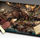 Bull Moose Collage Series Tempered Glass Cutting Board