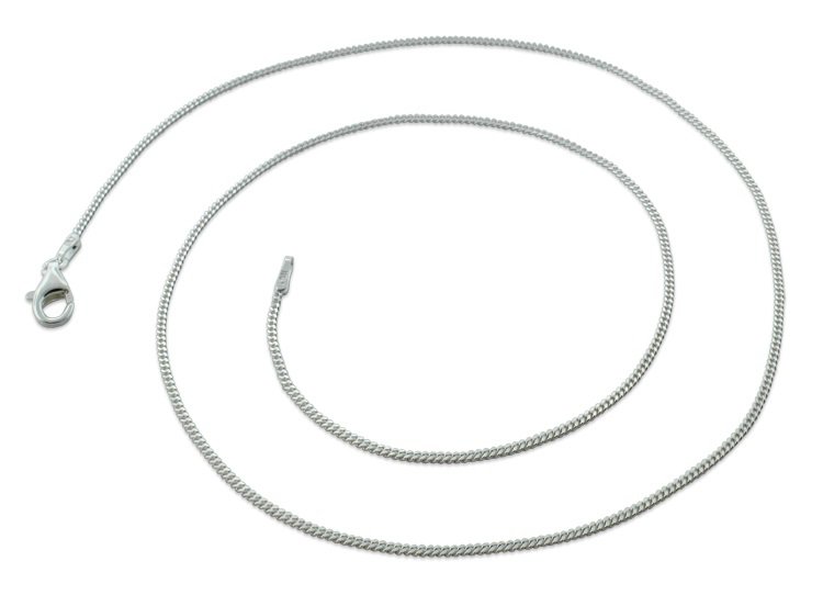 1.2mm 18" Sterling Silver Curb Chain