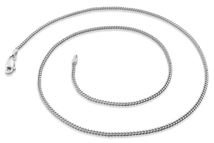 1.8mm 30" Sterling Silver Curb Chain