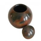 Ethiopian Clay Container – For Storing Items - Decoration Piece - Two Colored