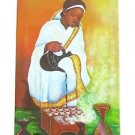Beautiful Painting – Ethiopian Coffee Ceremony – Oil Painting on Canvas