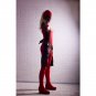 Lady Deadpool Cool Spandex Costume Red Full Body (only jumpsuit)