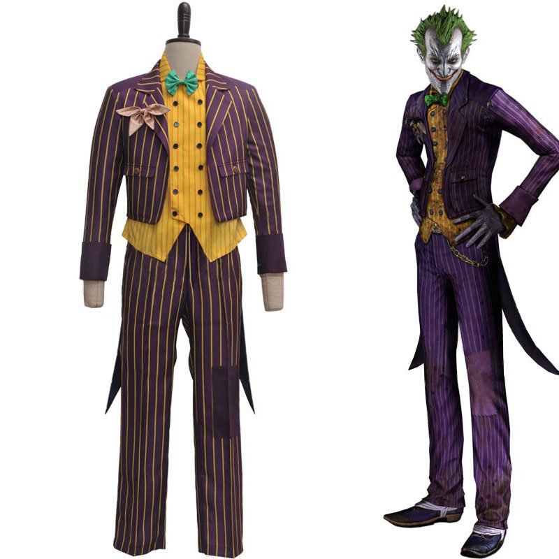 Batman Dark Night Joker Violet Cosplay Costume
