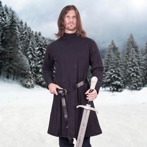 Game of Thrones Jon Snow Night's Costume Watch Gambeson Coat