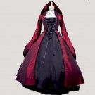 Custom made Elegant ROCOCO Punk gothic victorian style gown