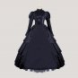 Custom made Elegant ROCOCO Punk gothic victorian style prom ball gown