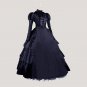 Custom made Elegant ROCOCO Punk gothic victorian style prom ball gown