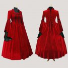Custom made Elegant ROCOCO gothic prom dress medieval ball gowns