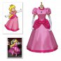 Super Mario Bros Peach Princess Toadstool Peach dress