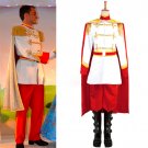 Disney Cinderella Prince Charming Costume Uniform For Adult Men Halloween Costume