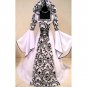 Custom Made White Medieval Victorian Renaissance Wedding Dress
