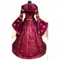 Red Medieval Victorian Renaissance Wedding Dress Adult Women Halloween Party Dress