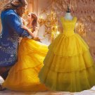 2017 Movie Beauty and The Beast Princess Belle cosplay costume
