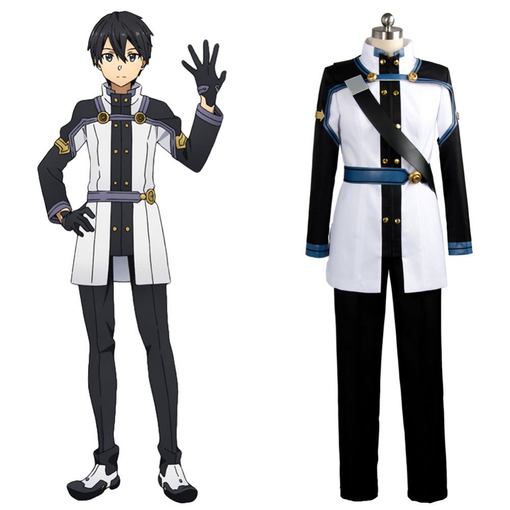 SAO Sword Art Online the Movie Ordinal Scale OS Kirito Kirigaya Costume