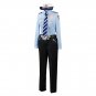 Game OW DVA Costume DVA Hana Song Police Officer Uniform Halloween Cape Buffalo Police Costume