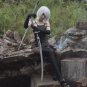 Game NieR Automata A2 Black Unifrom Sexy Cosplay Costume Tights Corset Custom Made