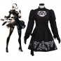 Game NieR:Automata 2B and 9S Cosplay Costume Adult Halloween Cosplay Costuem 2 Sets For couple lover