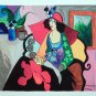 Itzchak Tarkay Signed Ltd Ed Art Print Red Hat GUARANTEED for LIFE