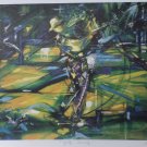 Duaiv Golf Swing Signed and Numbered Lithograph Print