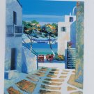 Kerfily Signed and Numbered Mykonos II Serigraph Print