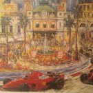 Monaco Grand Prix Duaiv Signed and Numbered Litho Print