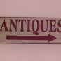 Antiques Metal Advertising Sign