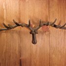 Cast Iron Antlers Coat Rack Wall Decor