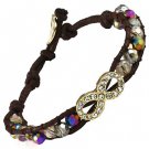 Infinity Leather Bracelet