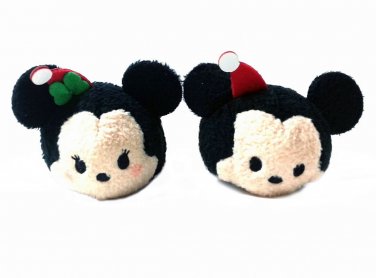 Mickey & Minnie Santa Disney Collection Mini Tsum Tsum (SET OF 2)
