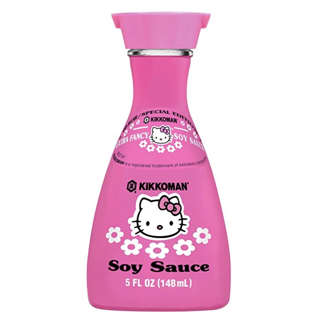 Kikkoman x Hello Kitty Soy Sauce Limited edition pink bottle