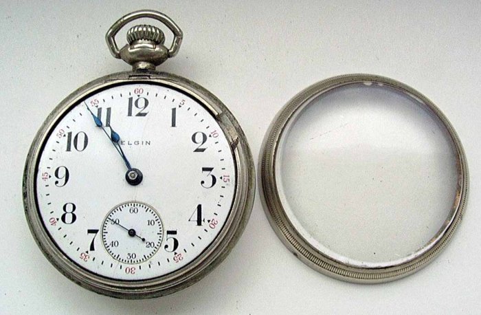 Elgin Pocket Watch 1915 Swing Out Case (#164)