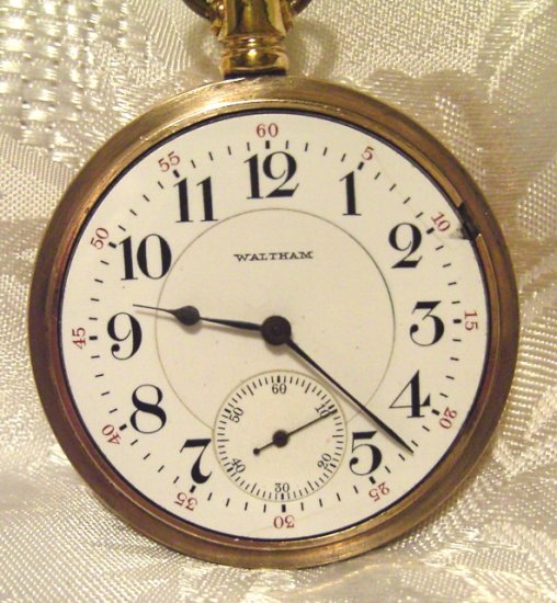 Waltham Pocket Watch Model 1892 Grade "845" 21J 18s RR (ref. 408)