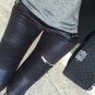 BNWT Genuine ZARA New AW 2015 BLACK BIKER TROUSERS Ref. 2969/255