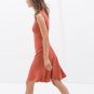 BNWT Genuine ZARA Celebrities PINK DRESS WITH SIDE GATHERING Size XS Extra Small