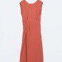 BNWT Genuine ZARA Celebrities PINK DRESS WITH SIDE GATHERING Size XS Extra Small