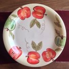 Fall 10-3/8" Dinner Plate Red Green Apples Orchard Harmony Artist's Touch Autumn