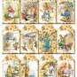 12 x Peter Rabbit Gift Tags #1 .. Baby Shower .. Birthday .. Party