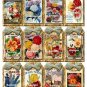 12 x Vintage Flower Seed Packet Gift Tags / Images
