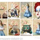 8 x Alice in Wonderland Gift Tags / Images #6