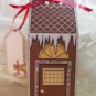 1 x Christmas Gingerbread House Milk Carton Shape Gift /Treat Box .. Party