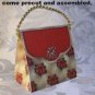 1 x Christmas Poinsettia Purse shape Gift Box #1 .. Party
