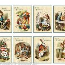 8 x Alice In Wonderland Gift Tags / Images #3