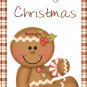 9 x Christmas Gingerbread Man Gift Tags / Images #2 .. Party